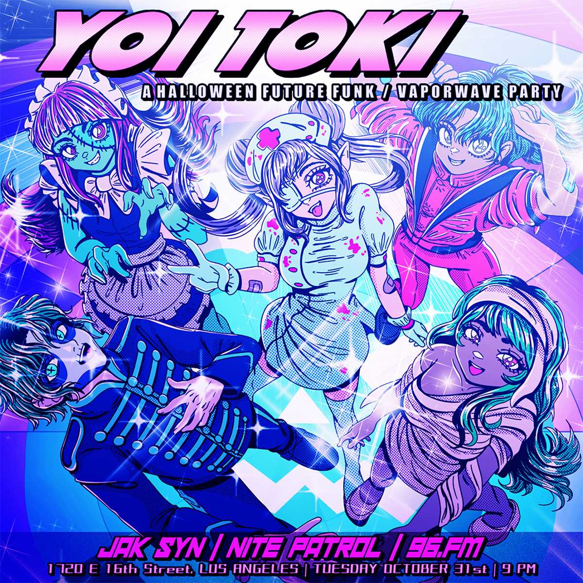 YOI TOKI: A HALLOWEEN FUTURE FUNK/VAPORWAVE PARTY | 1720 | Los Angeles